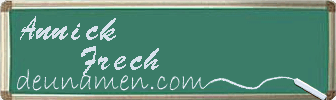 Annick Frech Visitenkarte
